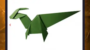 Origami dinosaurs paper shapes скриншот 13