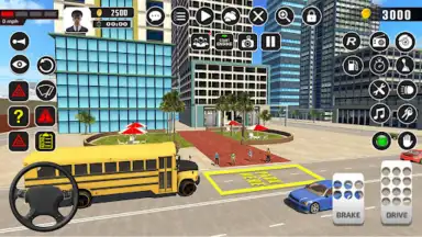 Offroad School Bus Driver Game скриншот 3