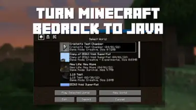 Java Edition UI for Minecraft скриншот 4
