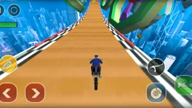 Police Bike Stunts Games скриншот 9