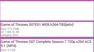 Laura Android's Best Torrent Search скриншот 1