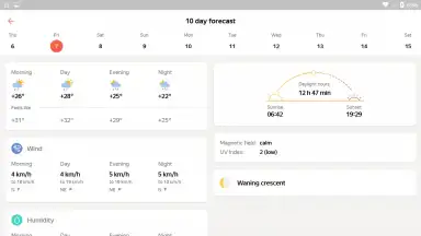 Yandex.Weather скриншот 3