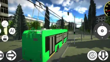 Micro-Trolleybus Simulator скриншот 11