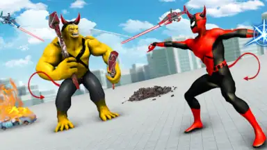 Spider Rope Hero - Flying Hero скриншот 2