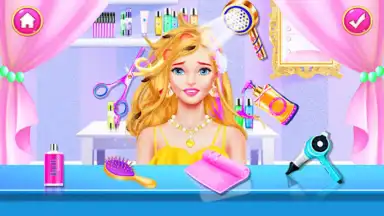 Hair Nail Salon: Makeup Games скриншот 1