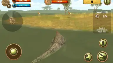 Wild Crocodile Simulator 3D скриншот 1