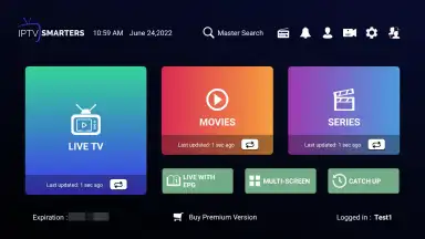 IPTV Smarters Pro скриншот 1