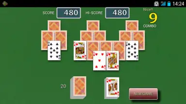 Tri Peaks Solitaire скриншот 3