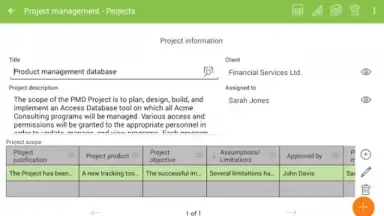 MobiDB Project Management скриншот 4