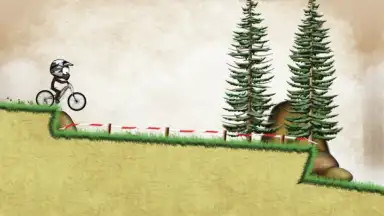 Stickman Downhill скриншот 1
