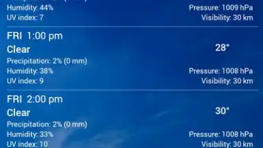 Transparent Clock Weather Cisco скриншот 5