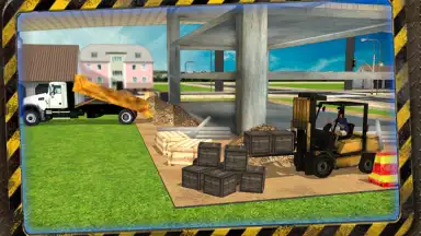 Construction Trucker 3D Sim скриншот 5