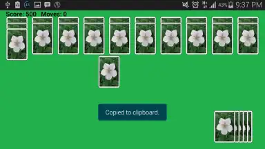Spider Solitaire Game скриншот 5