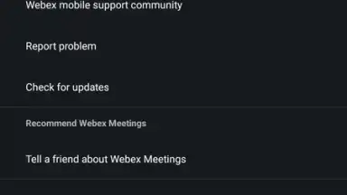 WebEx Meetings скриншот 21