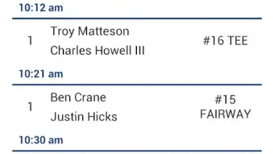 PGA TOUR скриншот 7