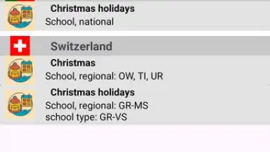 Holidays on Date скриншот 2