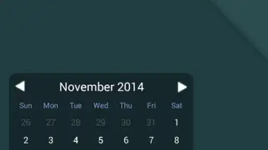 Month Calendar Widget скриншот 6