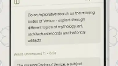 Venice AI скриншот 3