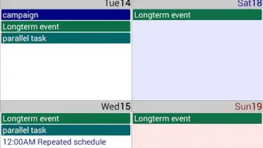 Calendar Pad скриншот 3