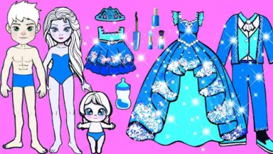Chibi Doll Dress Up DIY Games скриншот 3