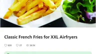 Kitchen+ Airfryer recipes скриншот 9