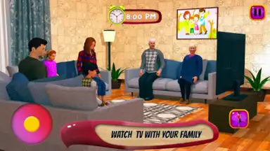 Virtual Mother Life Simulator - Baby Care Games 3D скриншот 6