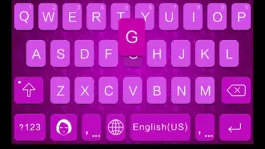Lavender iKeyboard Theme скриншот 4