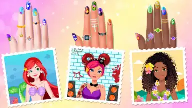 Nail Salon Game Girls Nail art скриншот 2