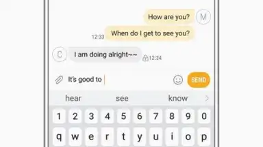 Samsung keyboard скриншот 4