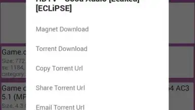 Laura Android's Best Torrent Search скриншот 2