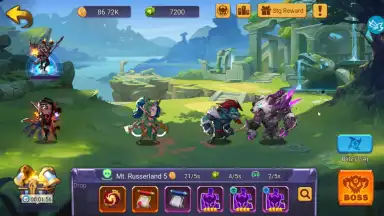 Tap Heroes: Clicker War скриншот 9