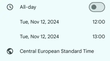 Google Calendar скриншот 9