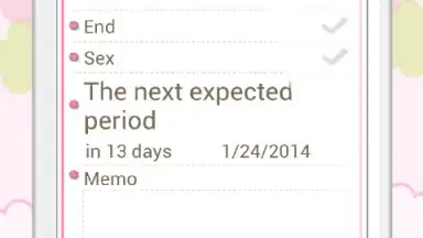 LadysCalendar Free (Period) скриншот 5