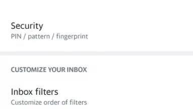 Yahoo Mail скриншот 1