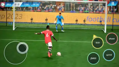 Football Soccer League Game 3D скриншот 6