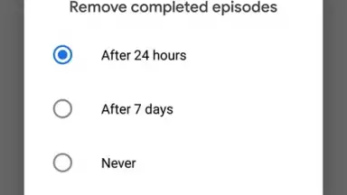 Google Podcasts скриншот 1