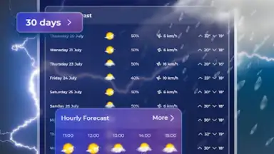 Live Weather Widget & Radar скриншот 1
