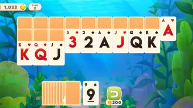 Undersea Solitaire Tripeaks скриншот 4