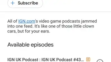 Google Podcasts скриншот 4