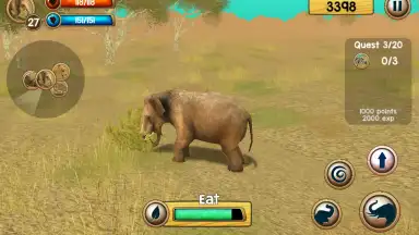 Wild Elephant Sim 3D скриншот 2