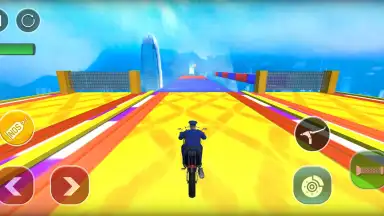 Police Bike Stunts Games скриншот 14