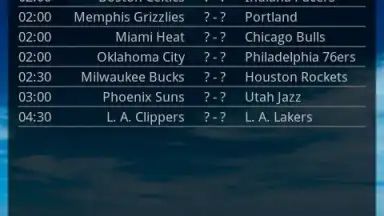 Basketball Livescore Widget скриншот 16