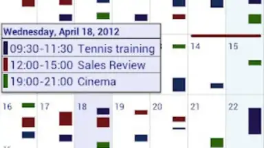 Business Calendar скриншот 1