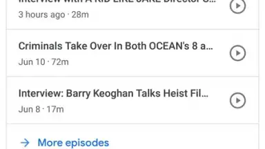 Google Podcasts скриншот 5