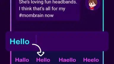 Neon LED Keyboard Fonts, RGB скриншот 1