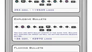 GTA 5 Cheats Codes скриншот 4