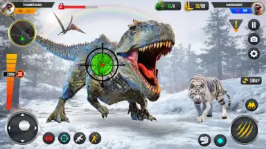Wild Dino Hunting Jungle Games скриншот 5