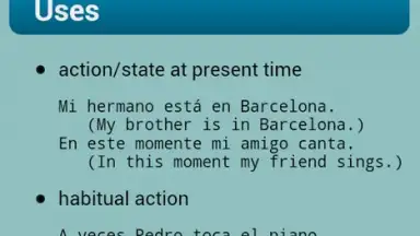 Испанские глаголы скриншот 2