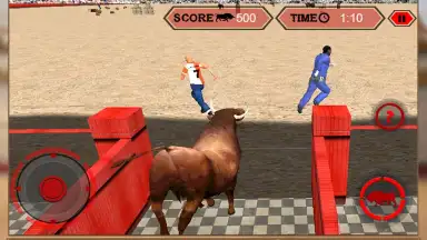 Angry Bull Attack Arena Sim 3D скриншот 2