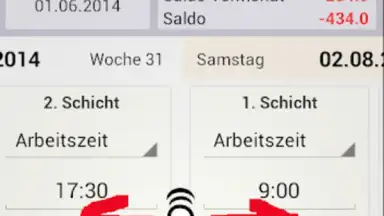 Arbeitszeiterfassung скриншот 5